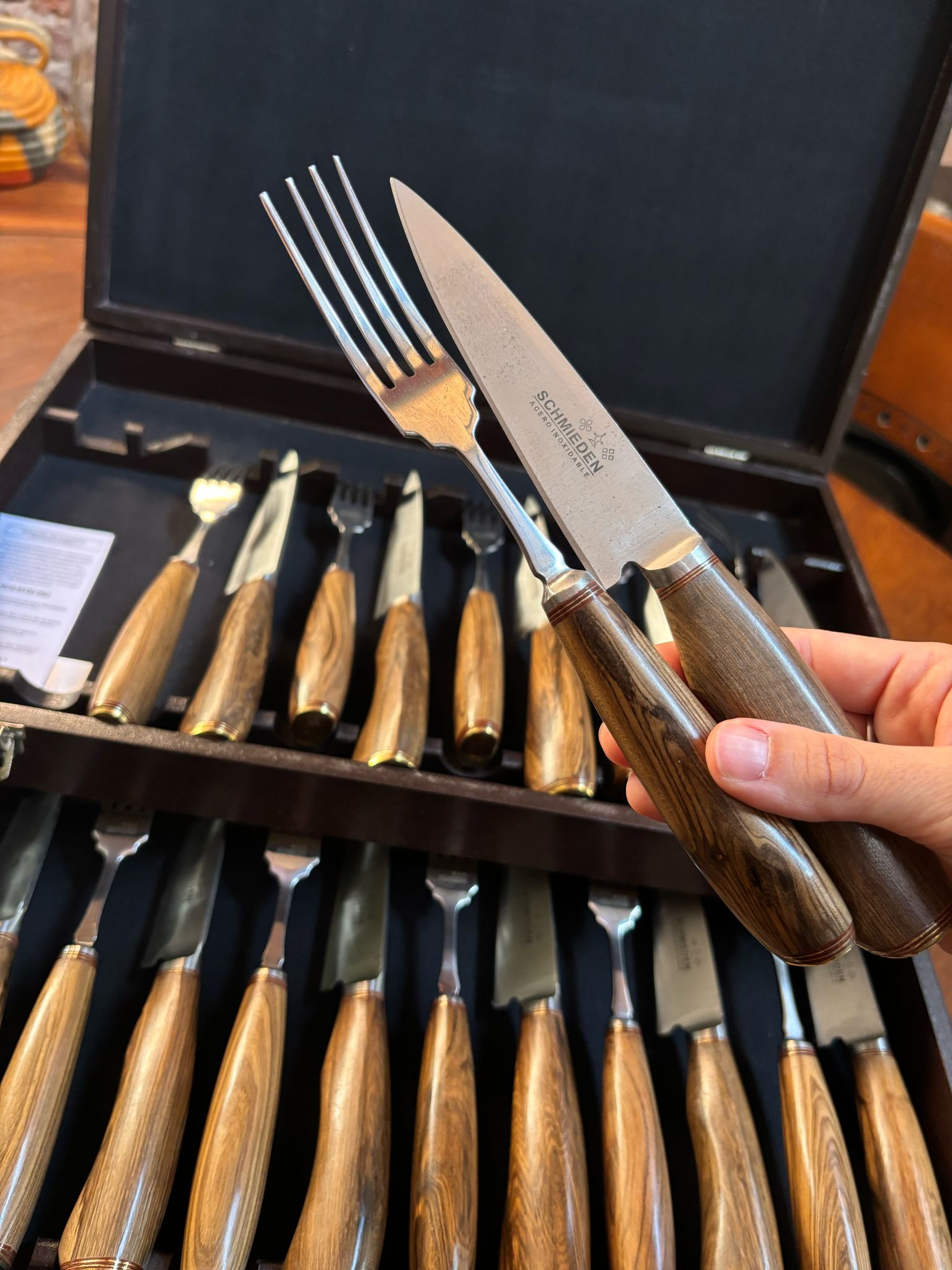Caja 12 Juegos de Tenedor y Cuchillo