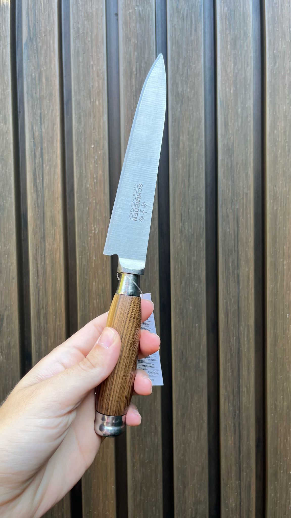 Cuchillo Madera Con Virolas 14cm