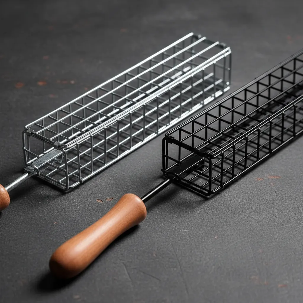 Grillero 36x8cm Negro