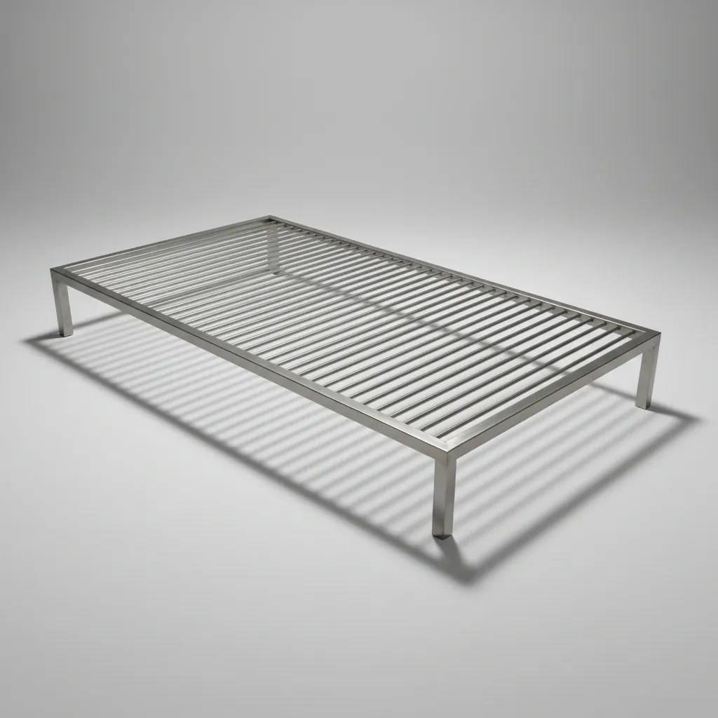 Parrilla Flotante de Acero Inoxidable 90x60