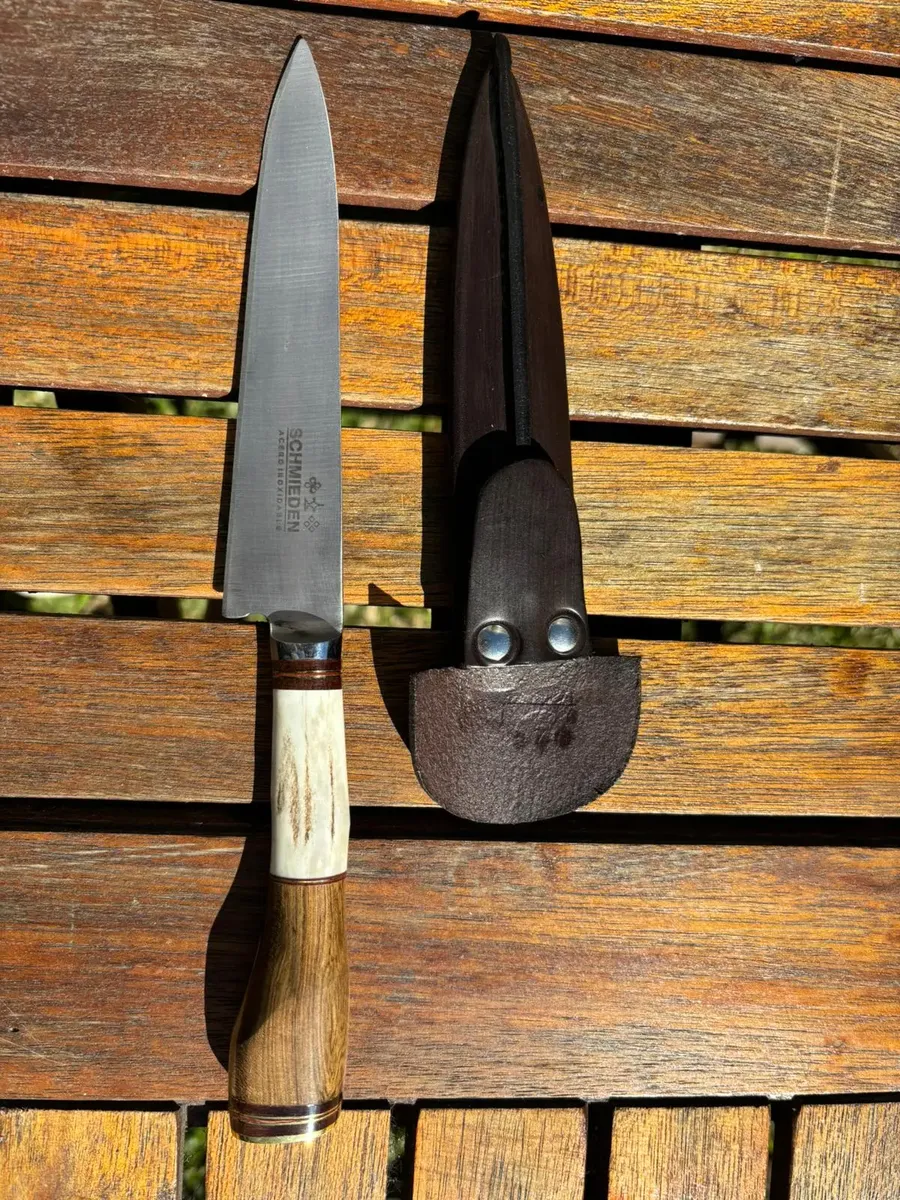 Cuchillo Madera Y Ciervo 14cm