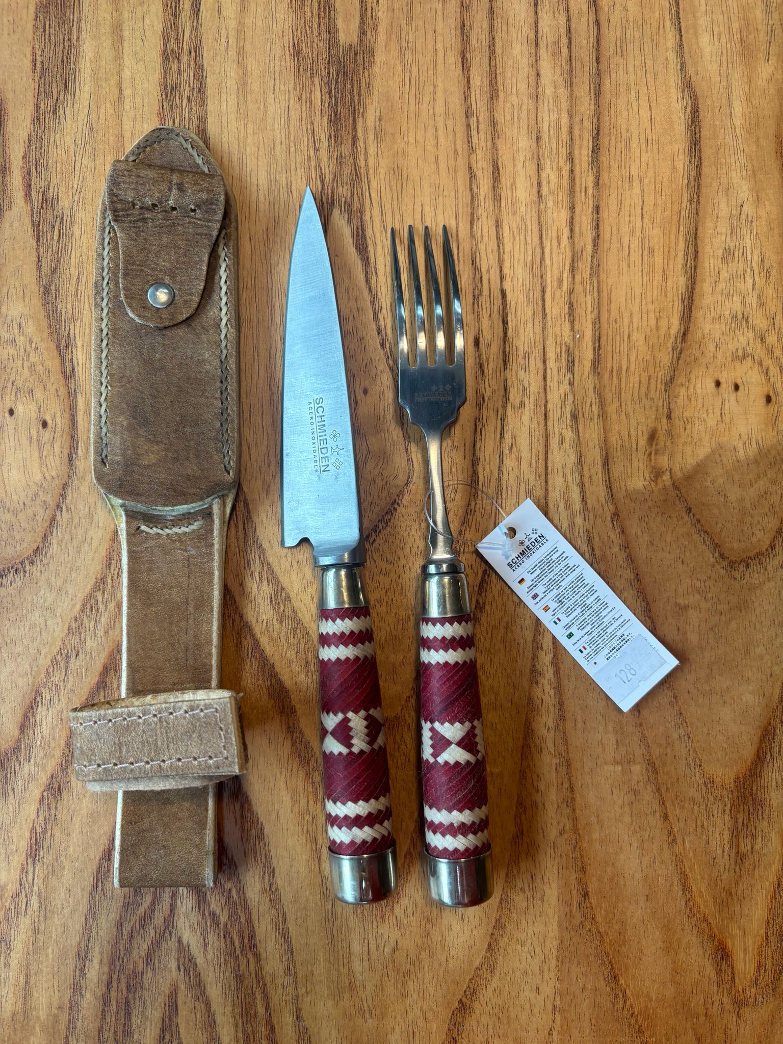 Juego de Tenedor y Cuchillo Trenzado