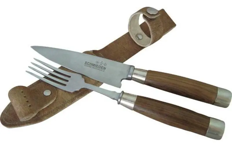 Juego de Tenedor y Cuchillo Redondo