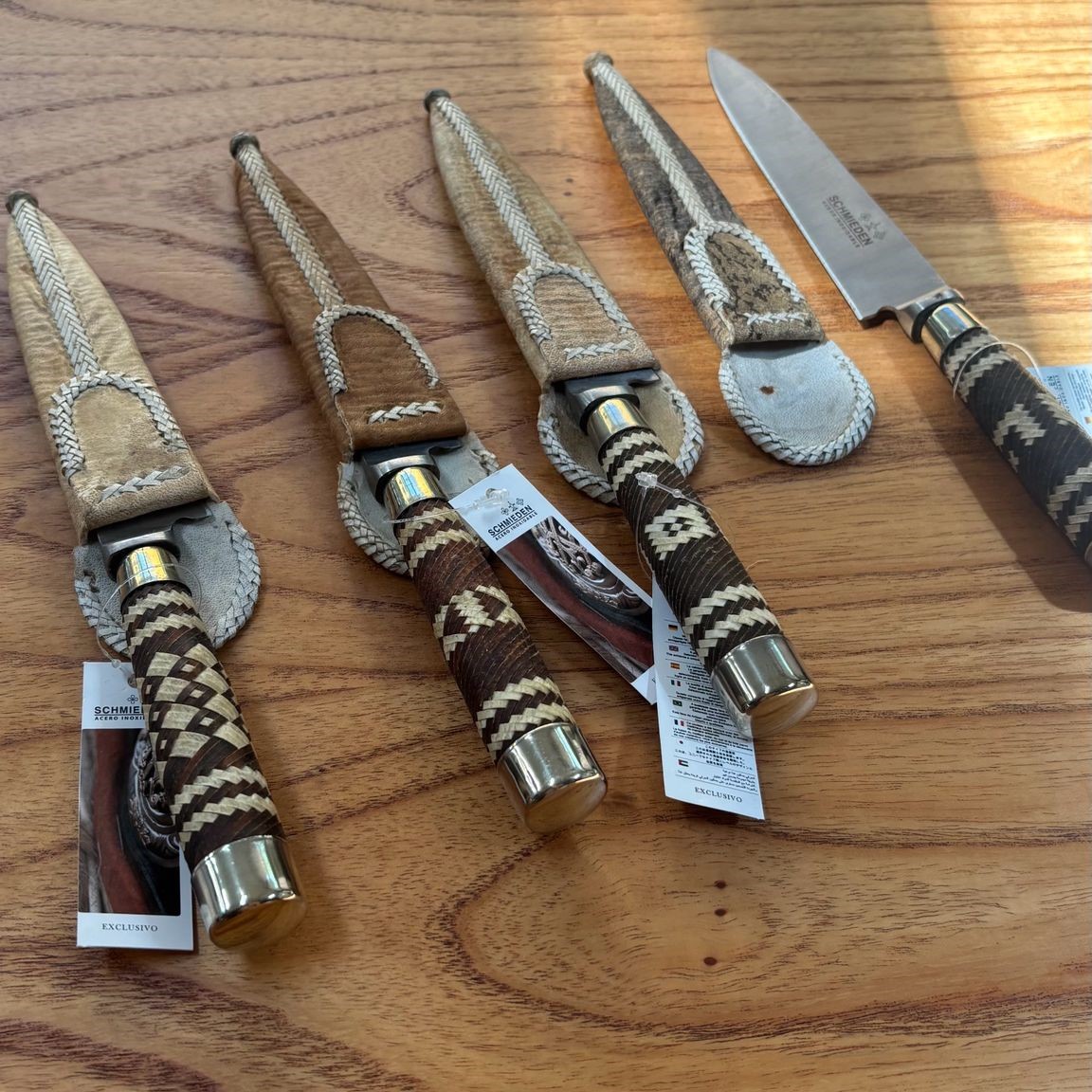 Cuchillo Trenzado Fino y Alpaca 14Cm