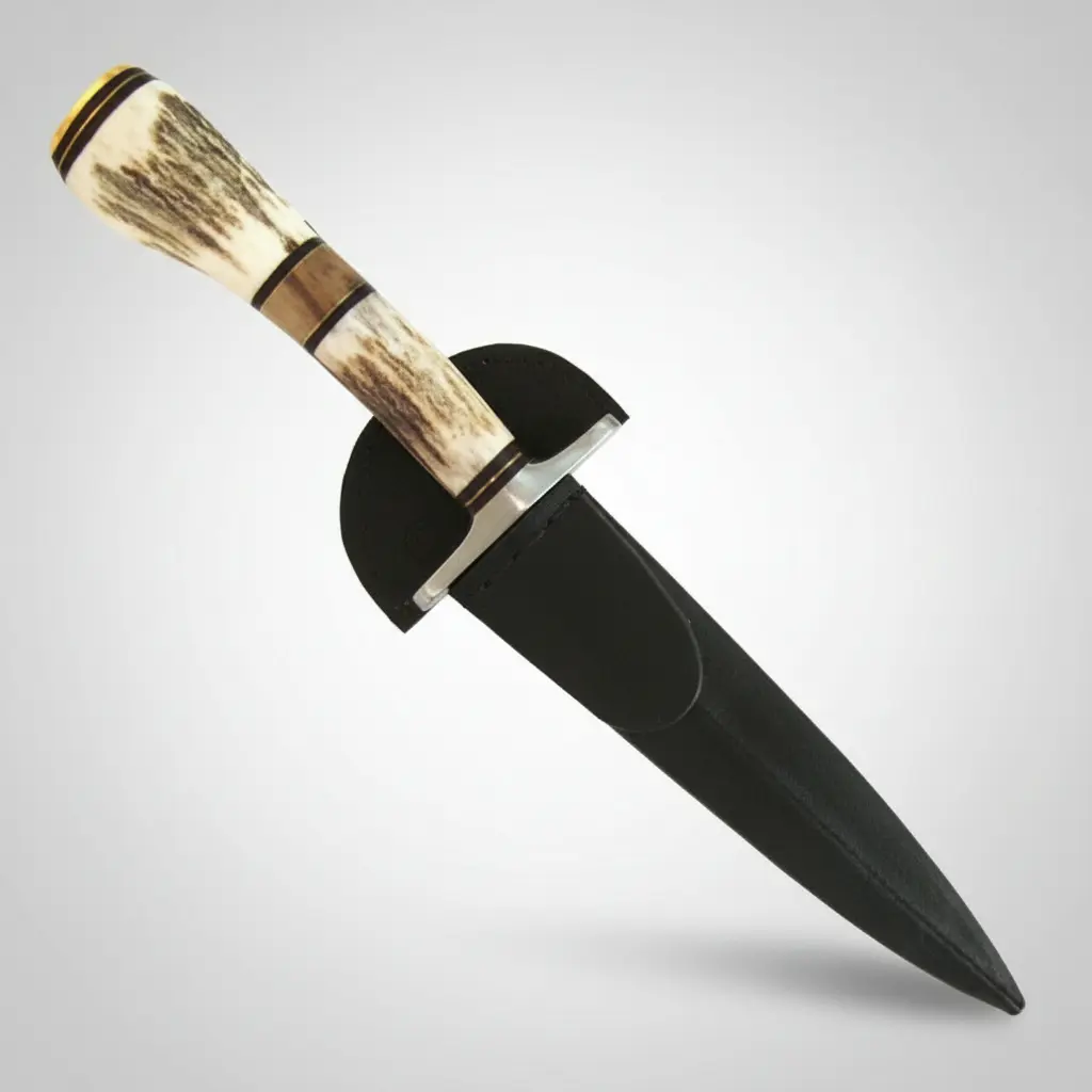 Cuchillo Ciervo y Madera 14Cm