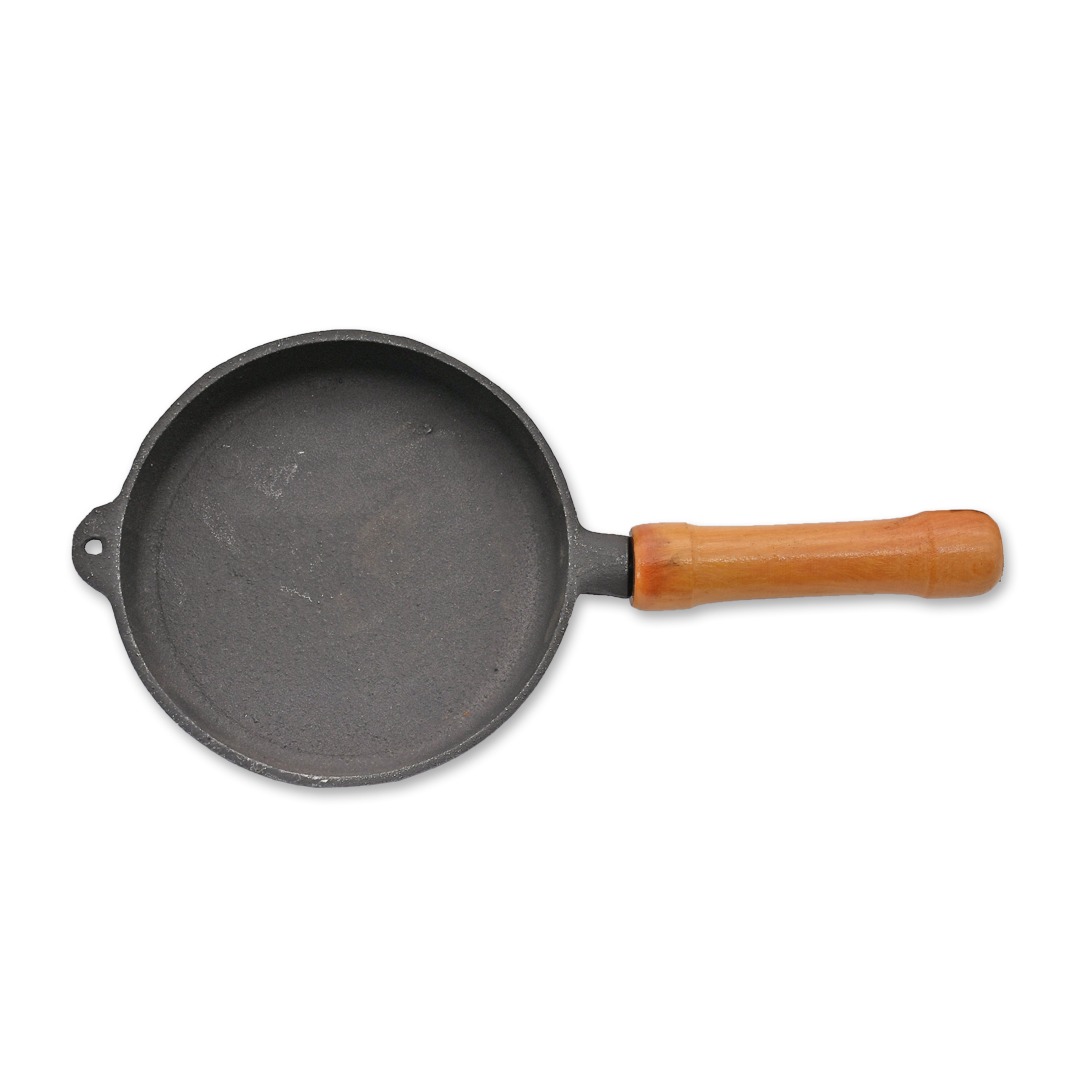 Provoletera De Fundición Con Mango De Madera Ø14cm