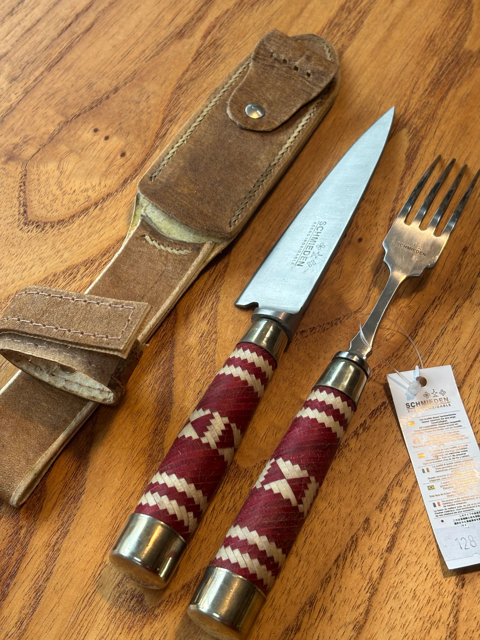 Juego de Tenedor y Cuchillo Trenzado