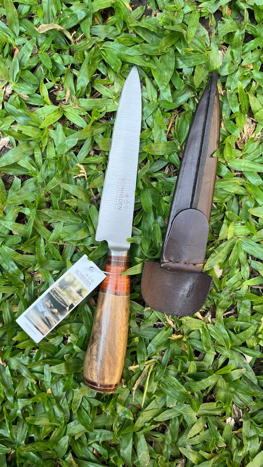 Cuchillo Madera y Suela 14Cm